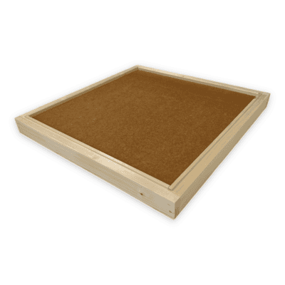 Innendeckel für Bienenstock mit Holzrahmen und Filz, passend für EM Kranz10 / 464x483.