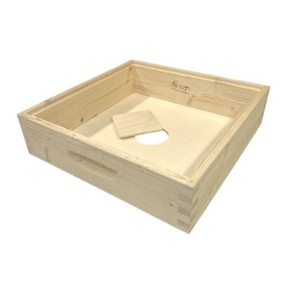 Futterzarge aus Holz für Bienen, passend für Plastiktasse EM Kranz10.