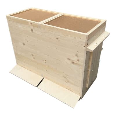Holz-Einraumbeute für Bienen, ideal für Imker, nachhaltige Bienenhaltung.