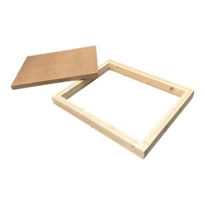 Innendeckel mit Plexiglasscheibe und Isoliereinlage; für Einraumbeute