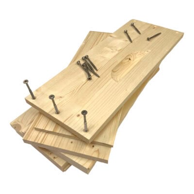 Hochwertige BK Flach Zarge aus Holz für Bienenstöcke, passend für 141mm Rahmen, langlebig und robust.