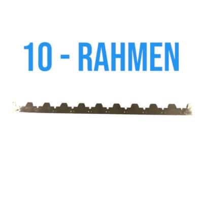 Edelstahl Abstandsstreifen für 10 Rahmen, 370 mm, passend für Bienenrahmen.