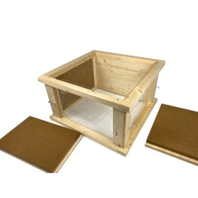 Glaszarge für Bienenbeuten, passend für Dadant Blatt, 470x435x159 mm.