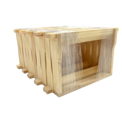 Holzschiffsrumpf für Bienenbeuten, handgefertigt, langlebig.