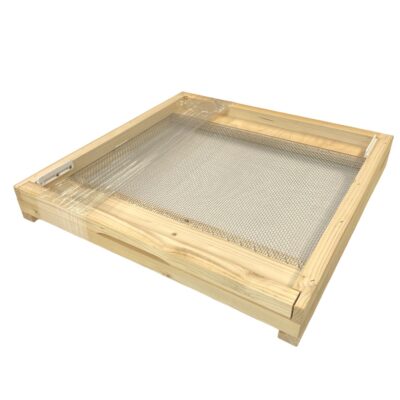 Gitterboden für Bienenkästen, flach, aus Holz und Metall, geeignet für Dadant 12er US.