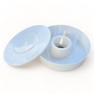 Futtertrog aus Kunststoff, 6 Liter, inklusive Deckel, ideal für Bienenfutter.