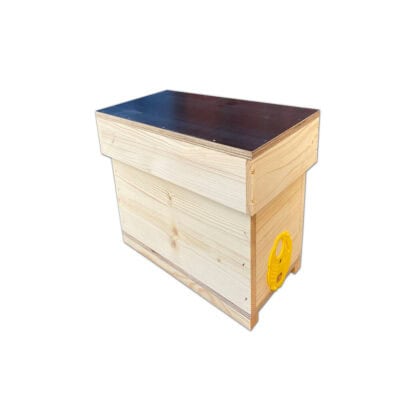 Bienenstock aus Holz mit Deckel, ideal für Bienenzucht.