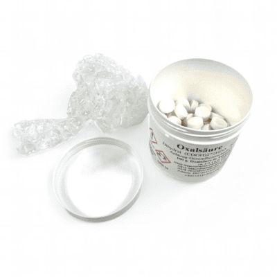 Oxalsäure in Tablettenform für die Bienengesundheit.