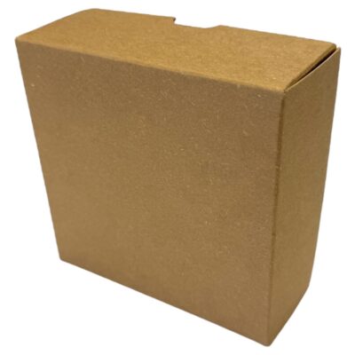 Braune Verpackungskarton, ideal für Bienenprodukte.