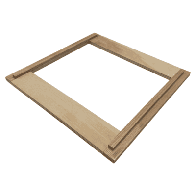 Holzrahmen für Bienenbeuten, handgefertigt, langlebig.