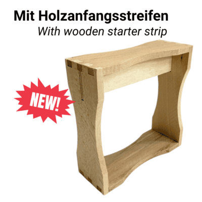 Holzstarterleiste für Bienenbeuten, handgefertigt, langlebig.