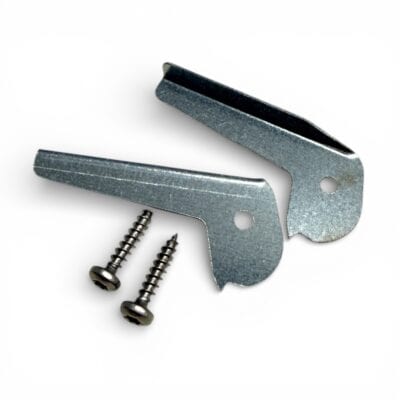 Metallblattfeder für Bienenbeuten, inklusive Schrauben.